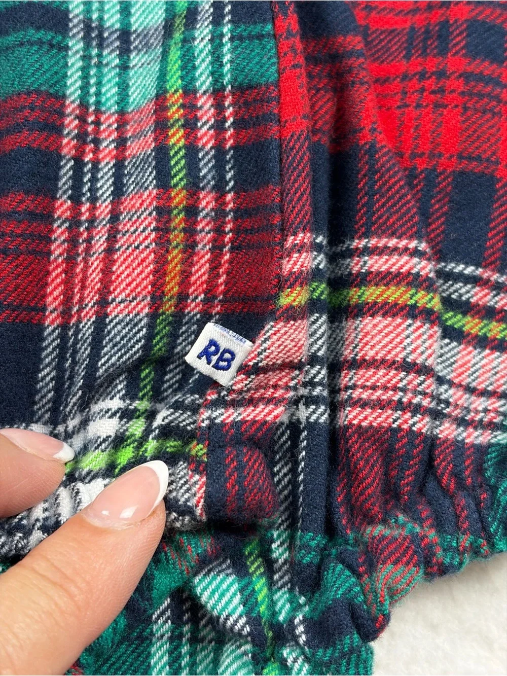 RuggedButts Peyton Plaid Button Down Bodysuit‎ 18-24M NWT